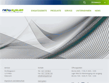Tablet Screenshot of nextsystem.at