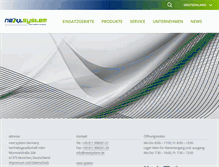 Tablet Screenshot of nextsystem.de